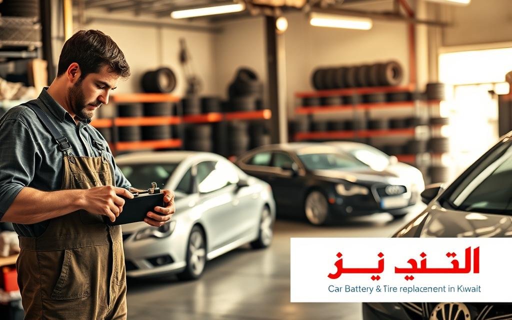 فني تبديل بطاريات سيارات بالكويت