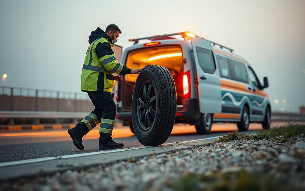 تبديل تواير متنقل الكويت