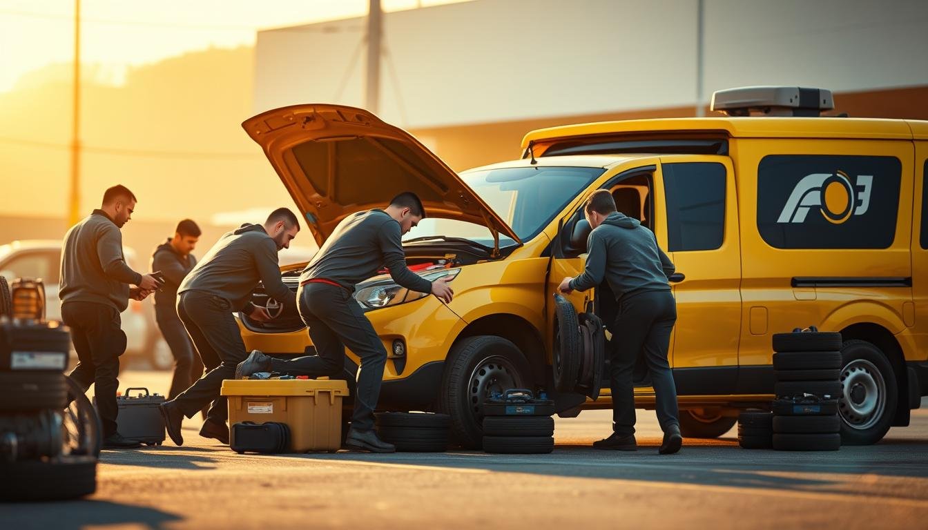 تبديل بطاريات سيارات متنقل بالكويت لجميع الأنواع